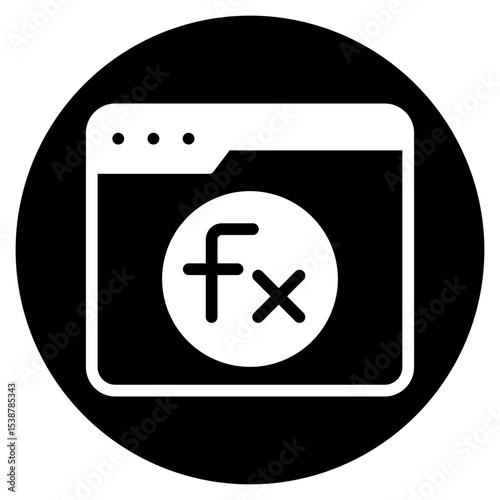Formula glyph icon