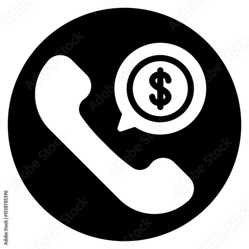 phone call glyph icon