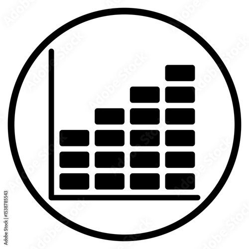 Bar Chart glyph icon