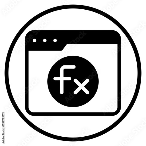 Formula glyph icon