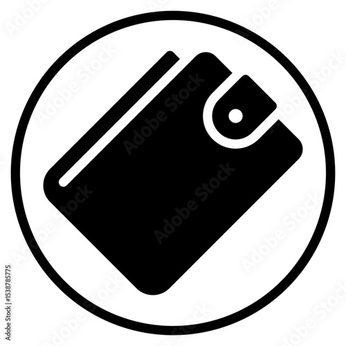 wallet glyph icon