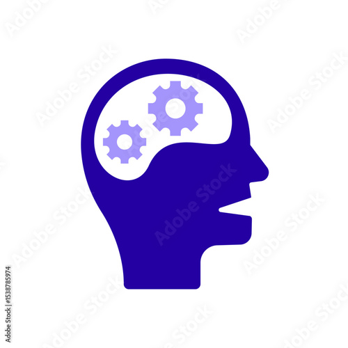 Icon a cognition, isolated against a clean background.