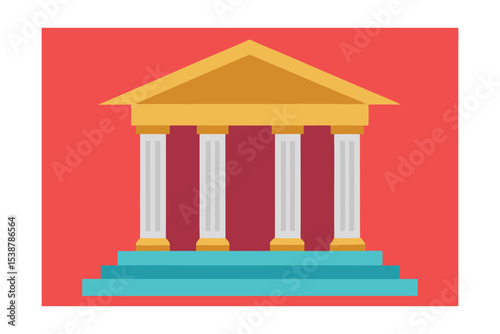Classical Architecture Majestic Columns and Grand Design of Ancient Temples