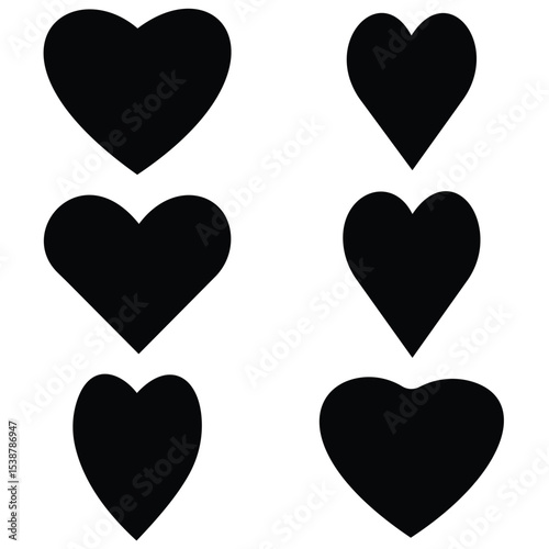 heart icons set 32