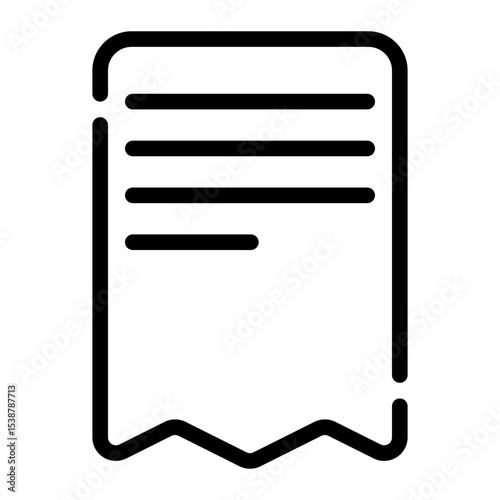 invoice line icon