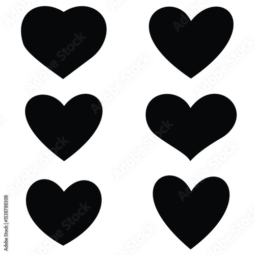 heart icons set 33