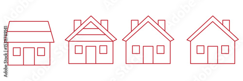 Web home icon for apps and websites, House icon, Home sign  Main page icon