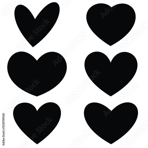 heart icons set 35