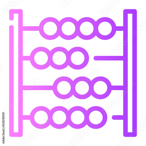 abacus gradient icon
