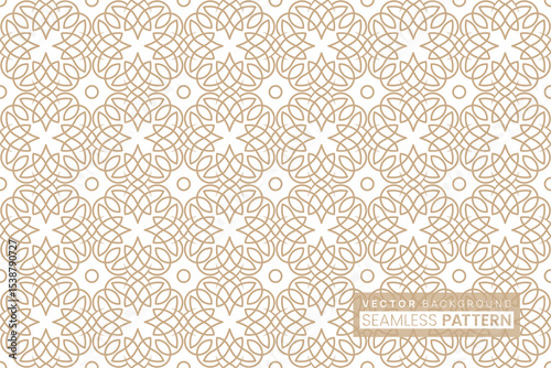 Seamless pattern vector. Ornamental vector background and texture