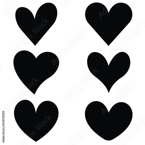 heart icons set 41