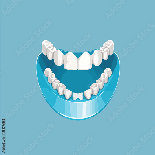  Isolated Dental Exam Illustration