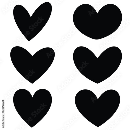 heart icons set 46