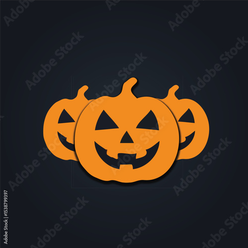 halloween pumpkin vector