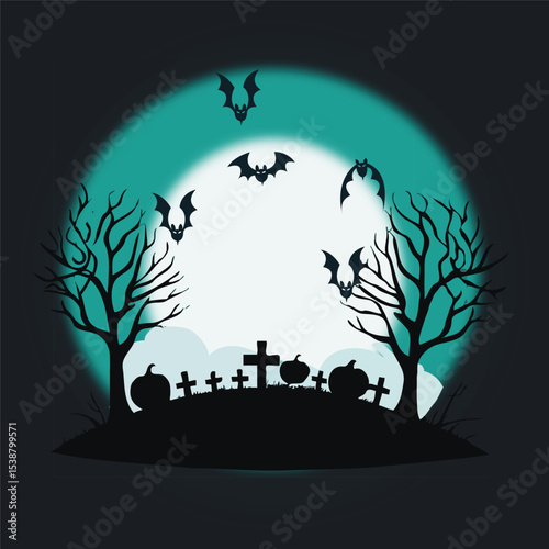 halloween night background