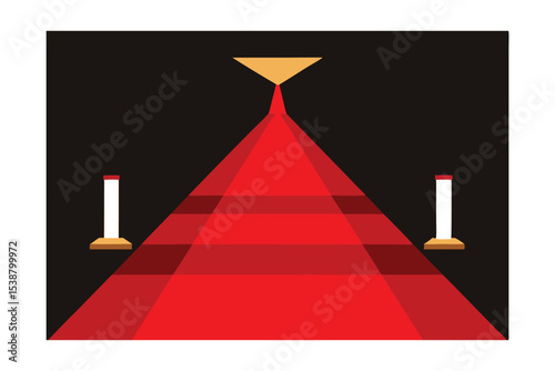 Red Carpet Entrance A Path to Success, Achievement, and Recognition