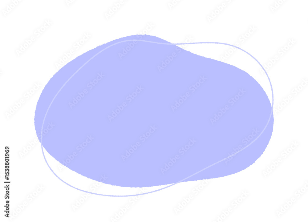 手描きのシンプルでおしゃれなブルーの抽象的な形と線 - 液体シェイプの背景や装飾 - Blob 手描きのシンプルでおしゃれなブルーの抽象的な形と線 - 液体シェイプの背景や装飾 - Blob
