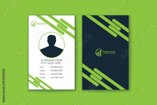 modern clean minimal business card or visiting card design