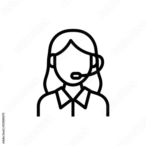 Faceless agent assists customers professionally online remotely