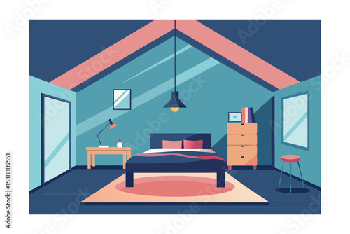 Cozy Attic Bedroom Design  Peaceful Retreat Interior