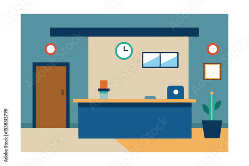 Modern Office Reception Area Design Clean, Minimalist Interior