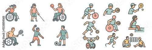 Various sports activities showcasing inclusivity and teamwork in community athletic events