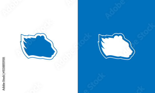 Cheetah Head Logo with Dynamic Fur Effect – Modern Animal Emblem