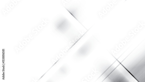 Abstract white and gray color, modern design stripes background with geometric shape. Vector illustration.	
