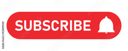 YouTube Subscribe Button Vector Set – Like, Notification Bell, and Click Cursor Icons,  Vector illustration.
