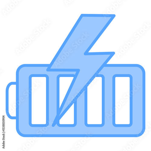Battery Blue Icon