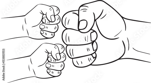Father's Day Fist Bump Set, Fathers Love