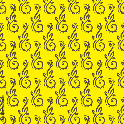 Seamless Mandala Flower Design for Fabric or Wallpaper