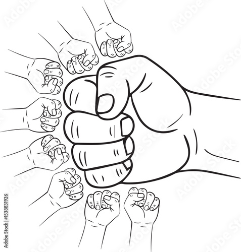 Father's Day Fist Bump Set, Fathers Love
