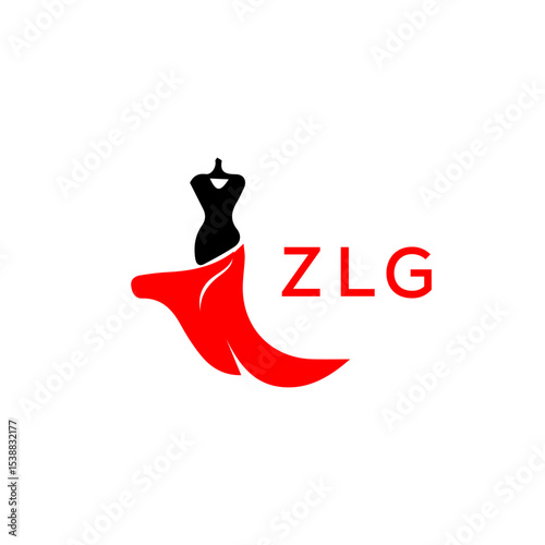 ZLG Letter Initial Logo Design Vector Illustration