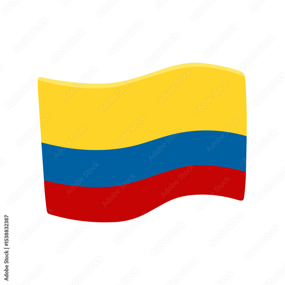 Fototapeta premium Colombia Flag