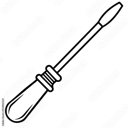 Minimal Awl Vector on White