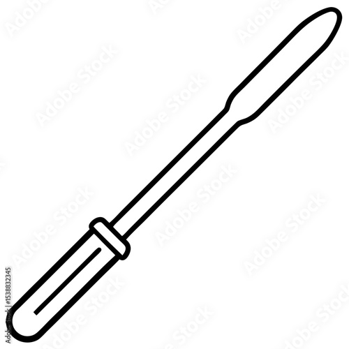 Minimal Awl Vector on White