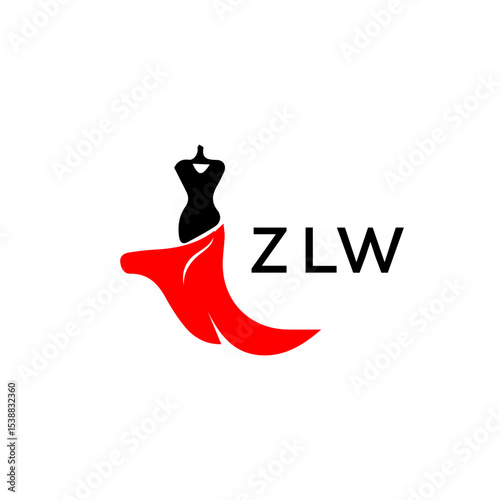 ZLW Letter Initial Logo Design Vector Illustration