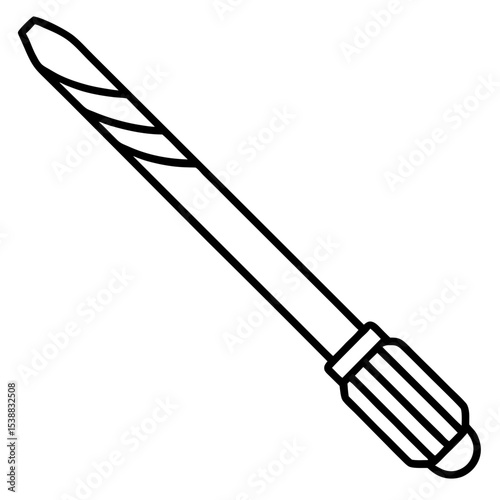 Minimal Awl Vector on White