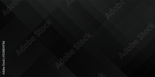 Black abstract background. Elegant dark diagonal shape elements.