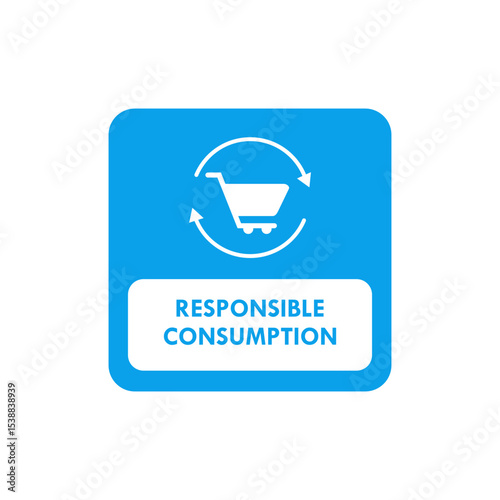 Responsible Consumption Icon Vector Sign