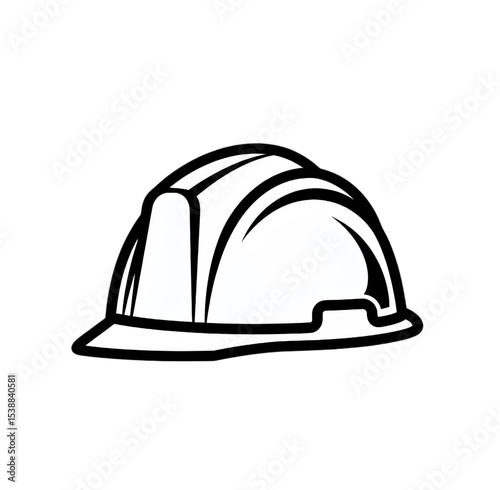 vector illustration of a helmet