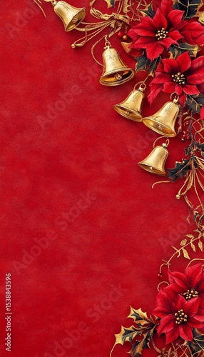 A4 size Beautiful Christmas holiday frame of Christmas