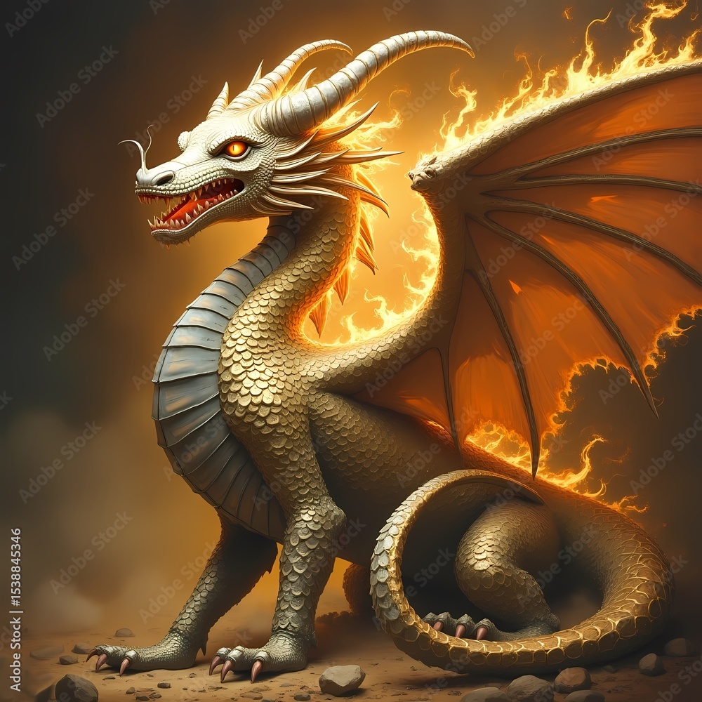 Fototapeta premium chinese dragon statue