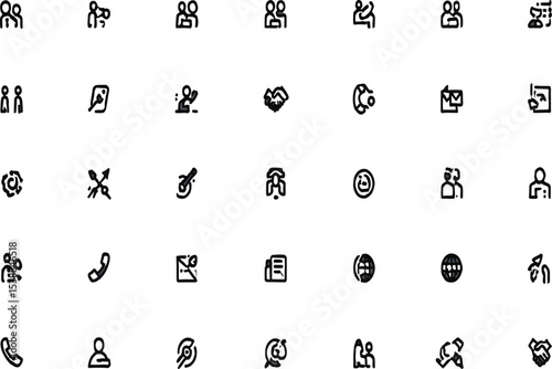 Vector Icons People, Communication, and More - Free Download