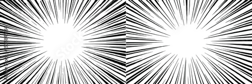 Bright abstract burst of lines radiating from the center creating dynamic energy at the moment of visual impact