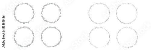 Circular patterns with varying designs presented in an organized layout for artistic inspiration and creativity