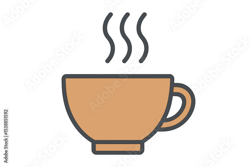 Steaming cup of coffee sits on a table ready to be enjoyed during a cozy morning routine