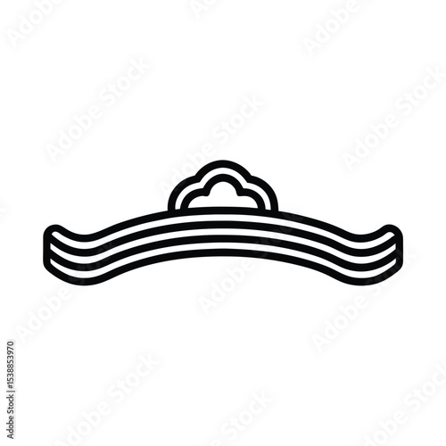 vector illustration of a yacht