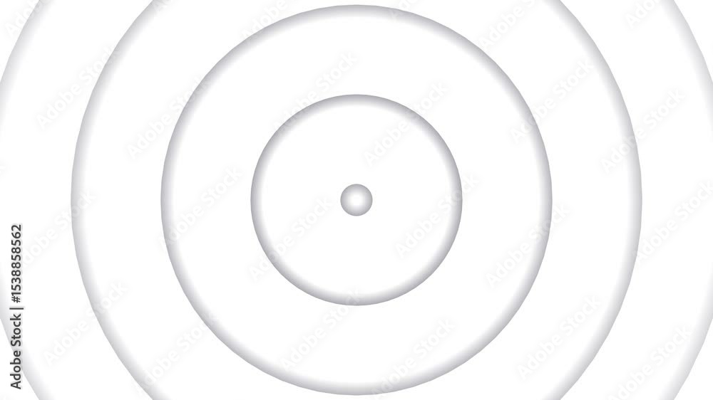 black circle wave diffusion animation, alpha channel.4k video animation .